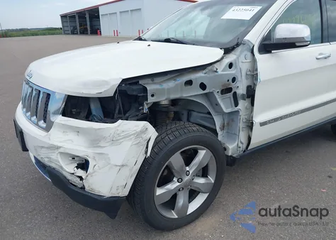 2012 Jeep Grand Cherokee Overland из США, поврежденный, VIN 1C4RJFCG9CC320064